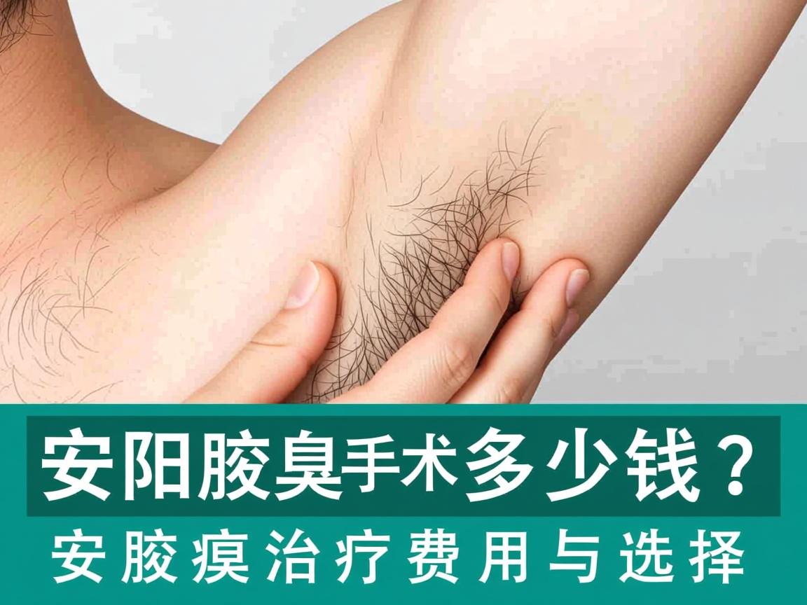 安阳腋臭手术多少钱?详解安阳腋臭治疗费用与选择 安阳腋臭手术多少钱?详解安阳腋臭治疗费用与选择