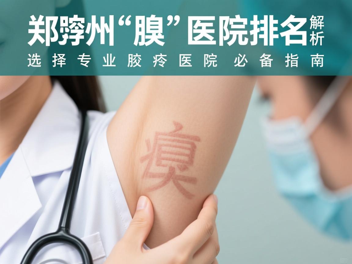 郑州腋臭医院排名解析，选择专业腋臭医院的必备指南