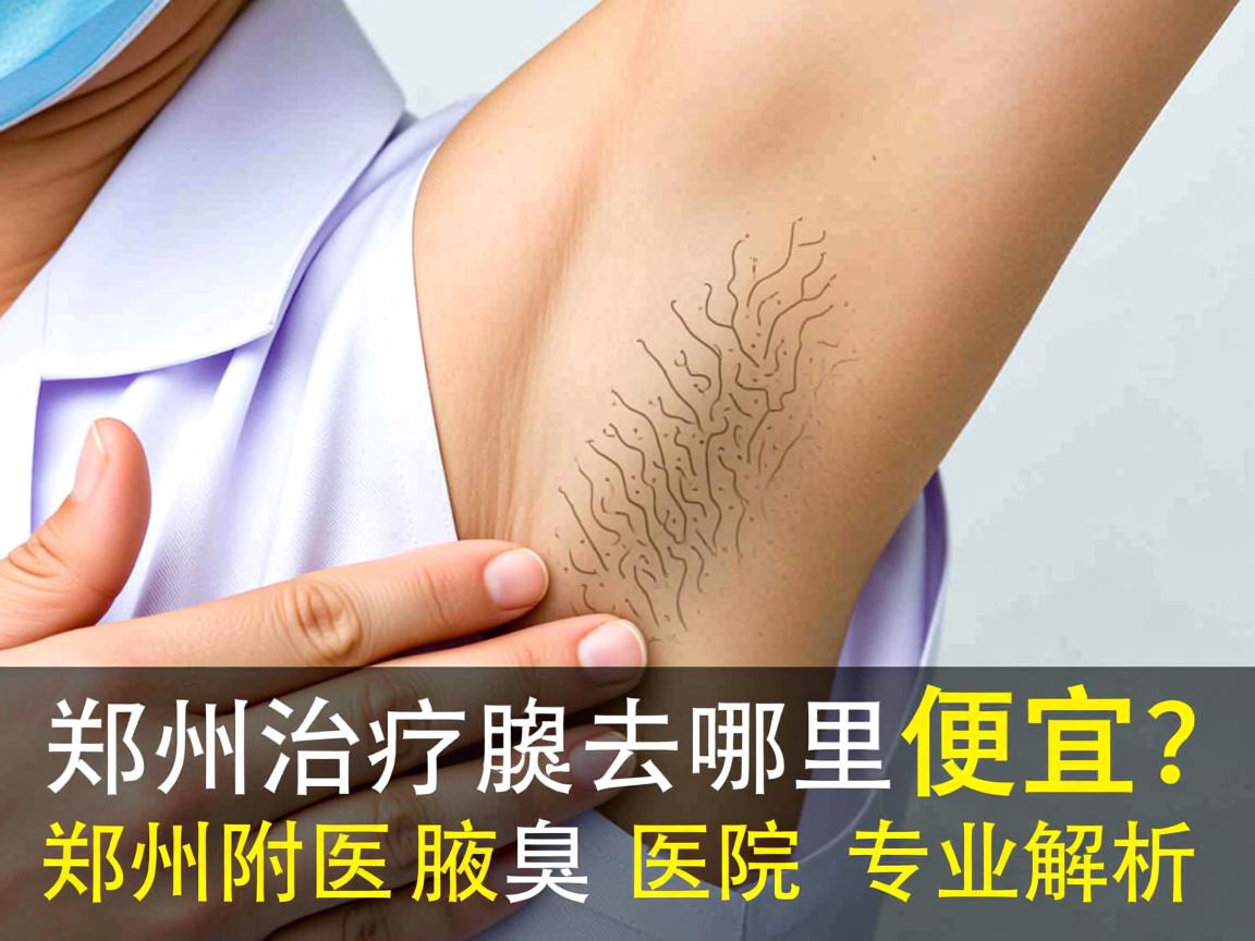 郑州治疗腋臭去哪里便宜？郑州附医腋臭医院专业解析