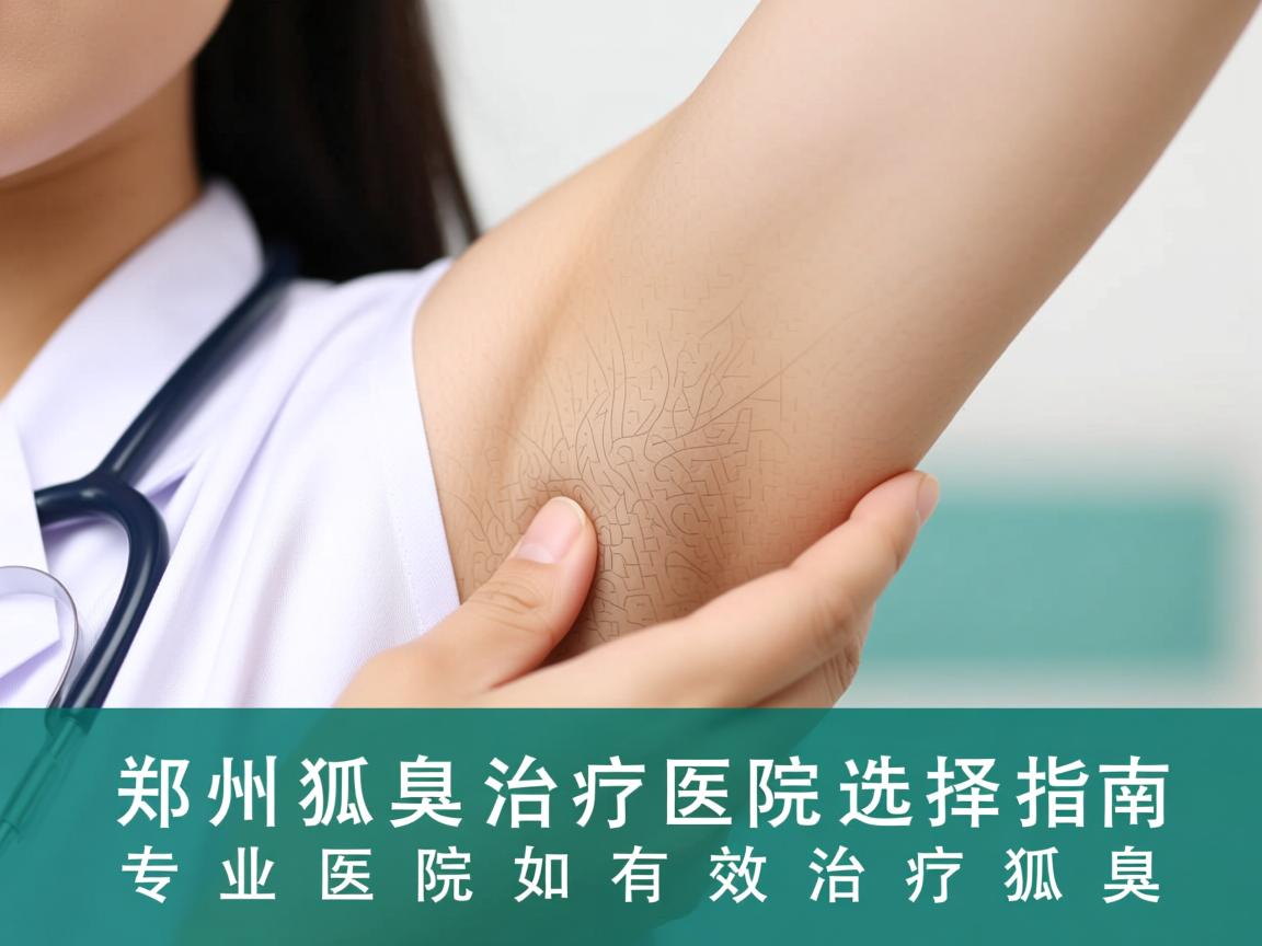 郑州狐臭治疗医院选择指南，专业医院如何有效治疗狐臭