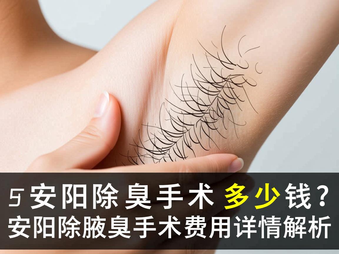在安阳除腋臭手术多少钱？安阳除腋臭手术费用详情解析