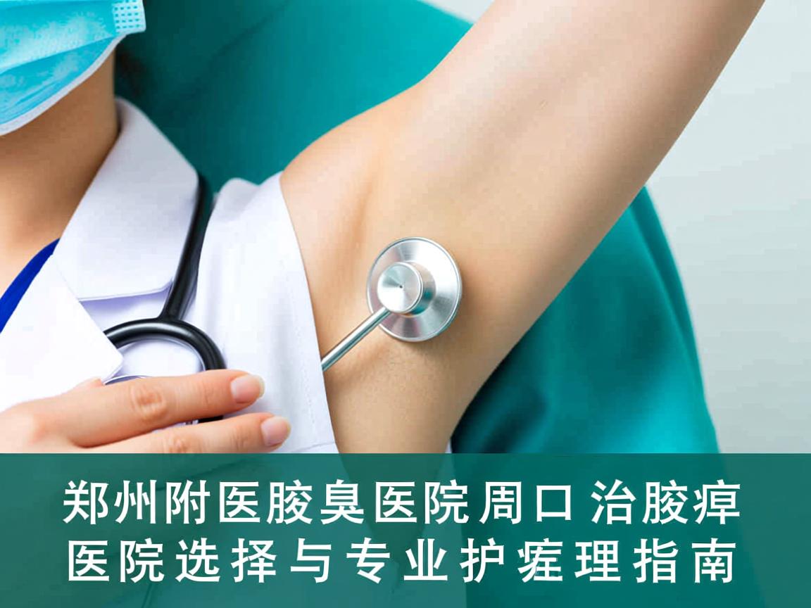 郑州附医腋臭医院，周口治疗腋臭的医院选择与专业护理指南