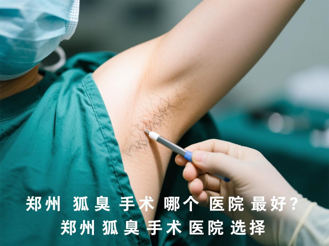 郑州狐臭手术哪个医院最好？深度解析郑州狐臭手术医院选择