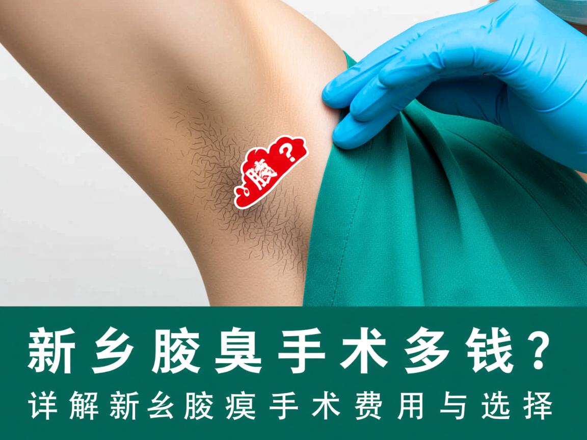 新乡腋臭手术多少钱？详解新乡腋臭手术费用与选择