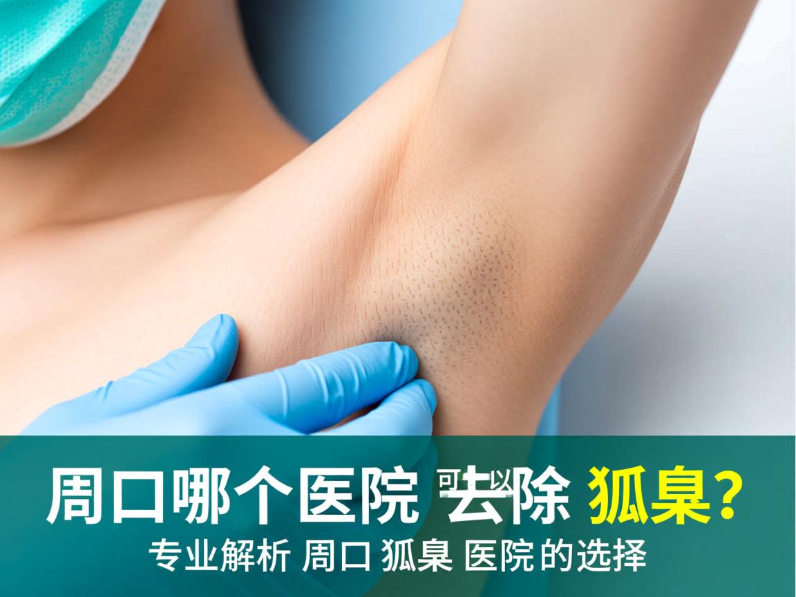 周口哪个医院可以去除狐臭？专业解析周口狐臭医院的选择