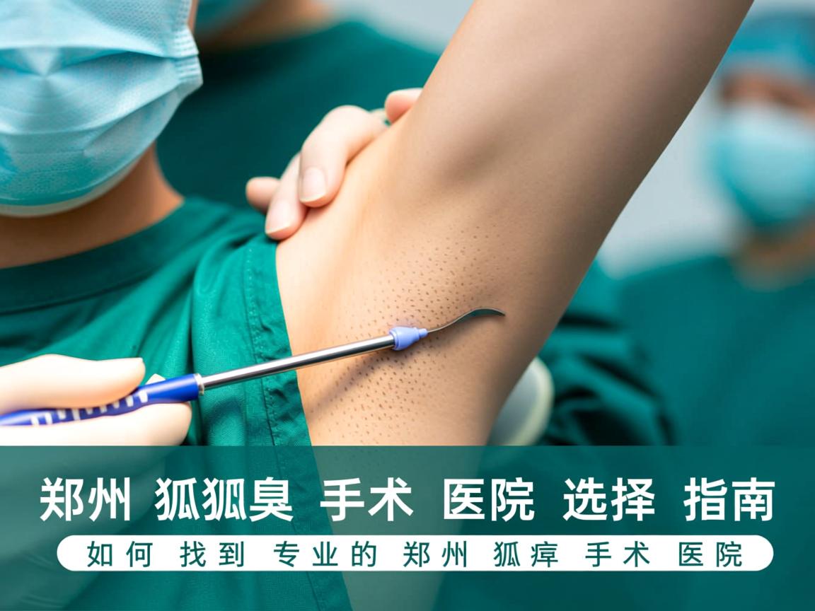 郑州狐臭手术医院选择指南，如何找到专业的郑州狐臭手术医院