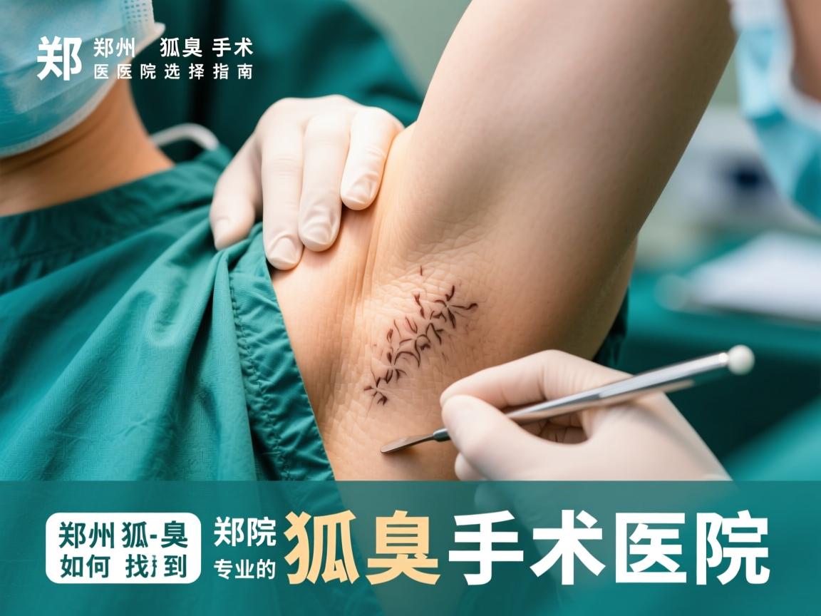郑州狐臭手术医院选择指南，如何找到专业的郑州狐臭手术医院