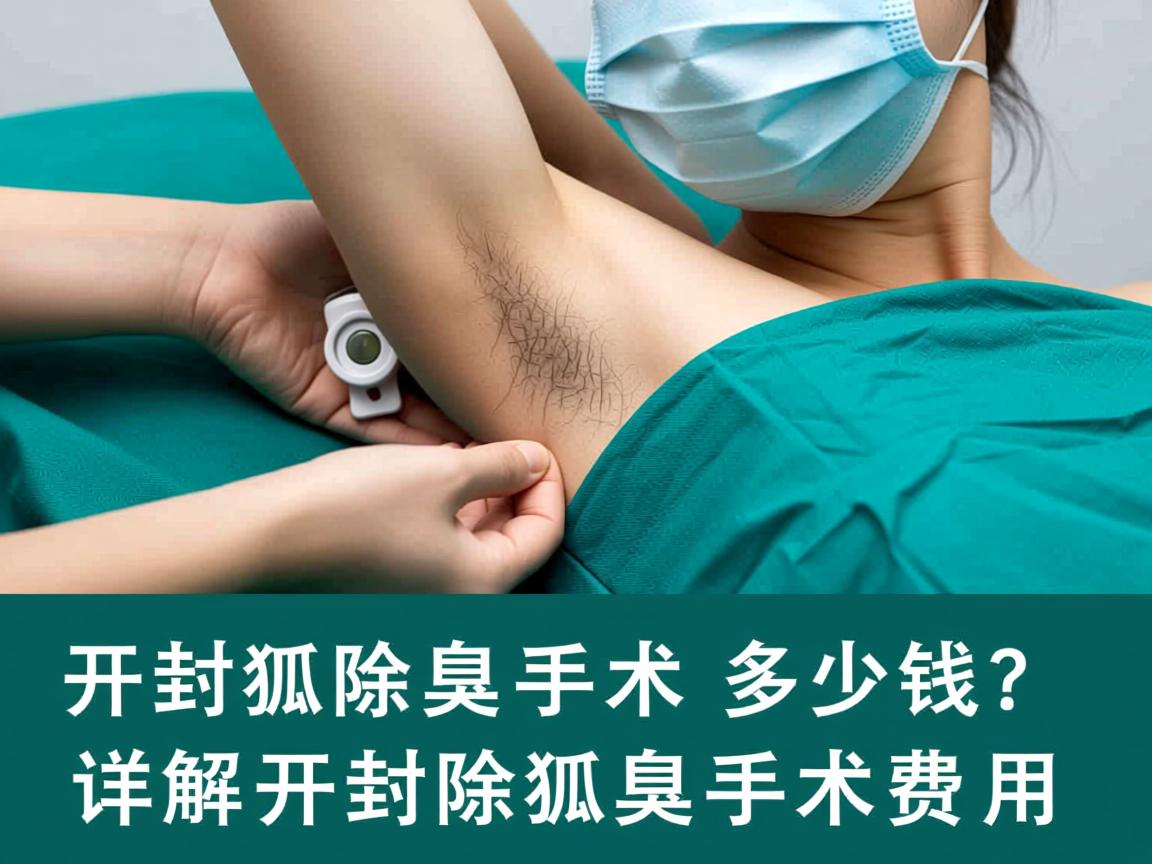 开封除狐臭手术多少钱？详解开封除狐臭手术费用