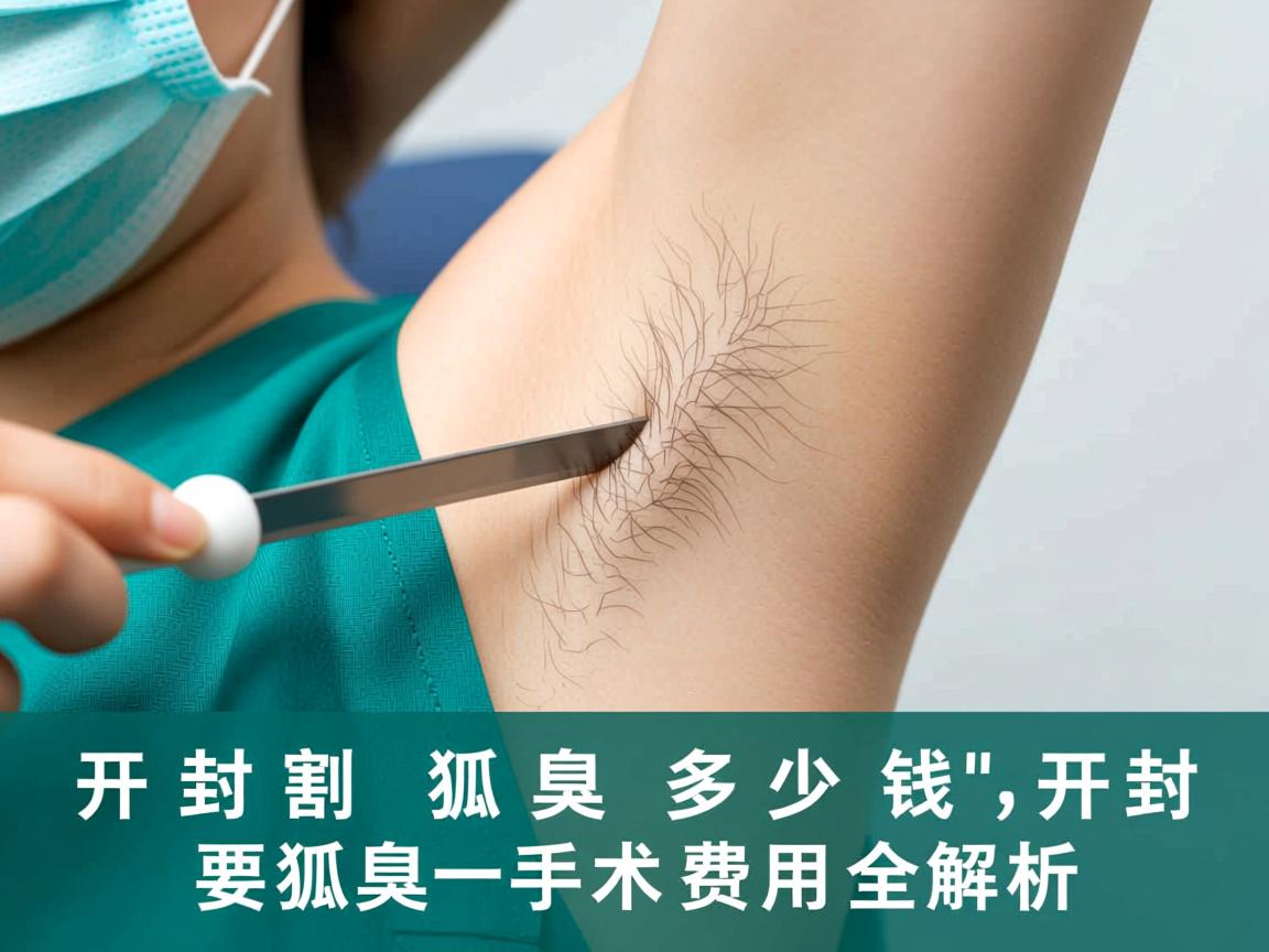 开封割狐臭多少钱，开封狐臭手术费用全解析
