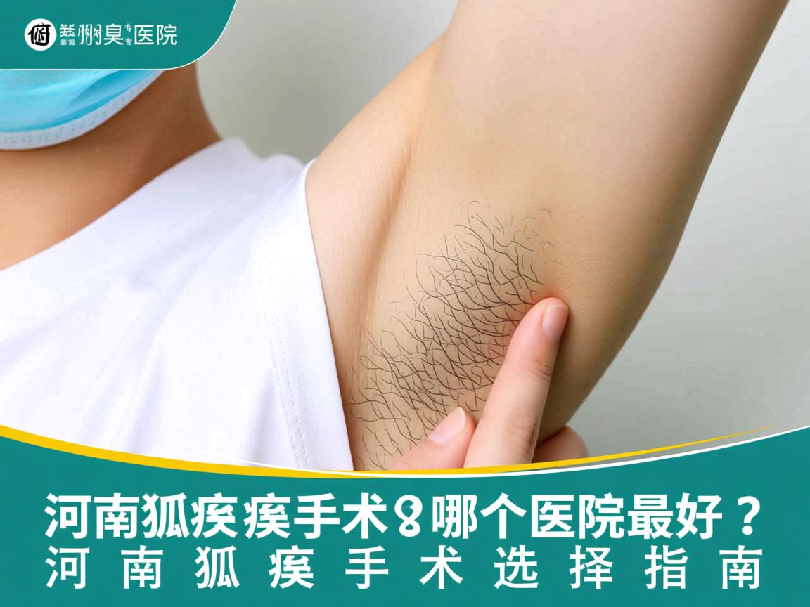郑州附医腋臭医院专业解析，河南狐臭手术哪个医院最好，河南狐臭手术选择指南