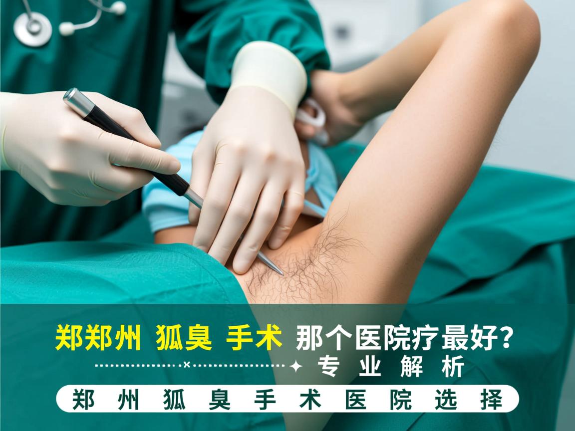 郑州狐臭手术那个医院最好？专业解析郑州狐臭手术医院选择