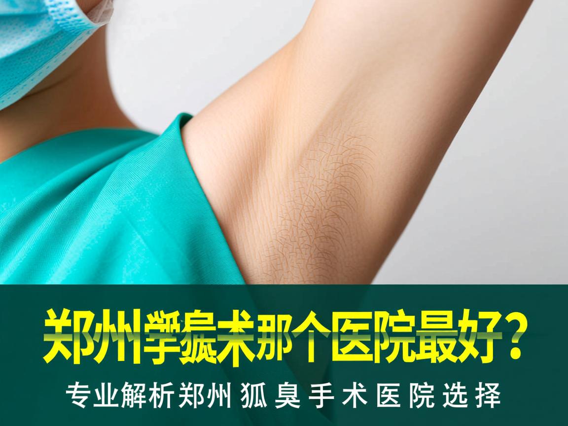 郑州狐臭手术那个医院最好？专业解析郑州狐臭手术医院选择