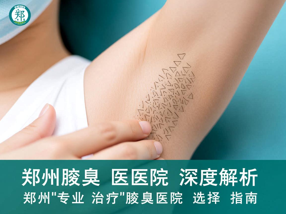 郑州腋臭医院深度解析，郑州专业治疗腋臭的医院选择指南