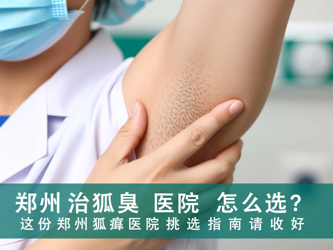 郑州治狐臭医院怎么选？这份郑州狐臭医院挑选指南请收好
