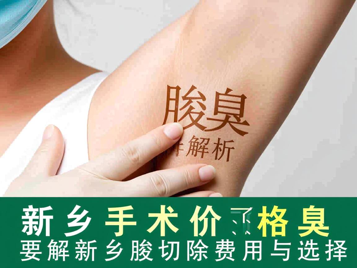 新乡腋臭手术价格解析,了解新乡腋臭切除费用与选择 新乡腋臭手术价格解析,了解新乡腋臭切除费用与选择