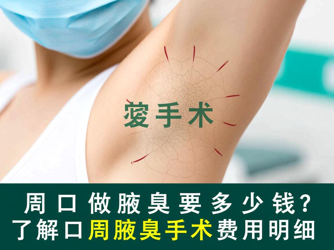 周口做腋臭手术要多少钱？了解周口腋臭手术费用明细