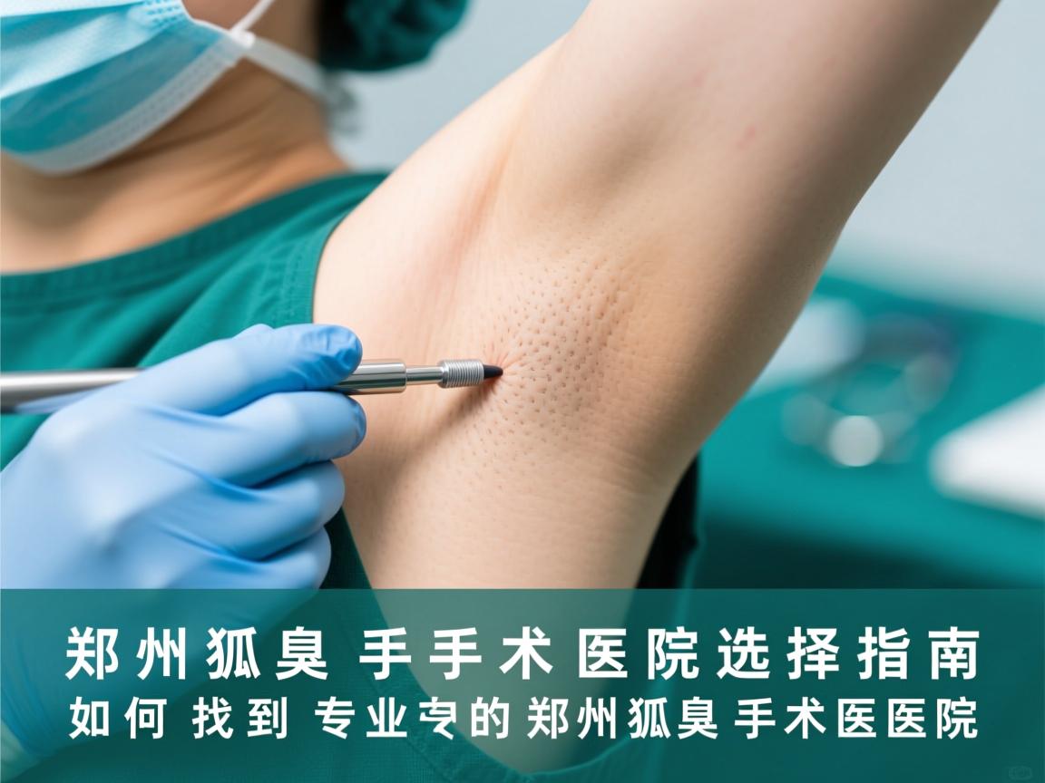郑州狐臭手术医院选择指南，如何找到专业的郑州狐臭手术医院