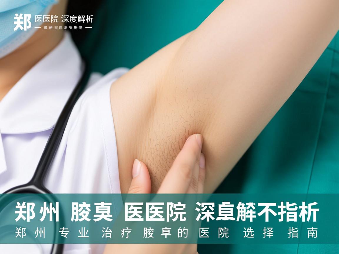 郑州腋臭医院深度解析，郑州专业治疗腋臭的医院选择指南