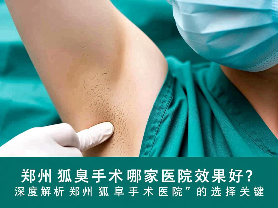 郑州狐臭手术哪家医院效果好?深度解析郑州狐臭手术医院的选择关键 郑州狐臭手术哪家医院效果好?深度解析郑州狐臭手术医院的选择关键