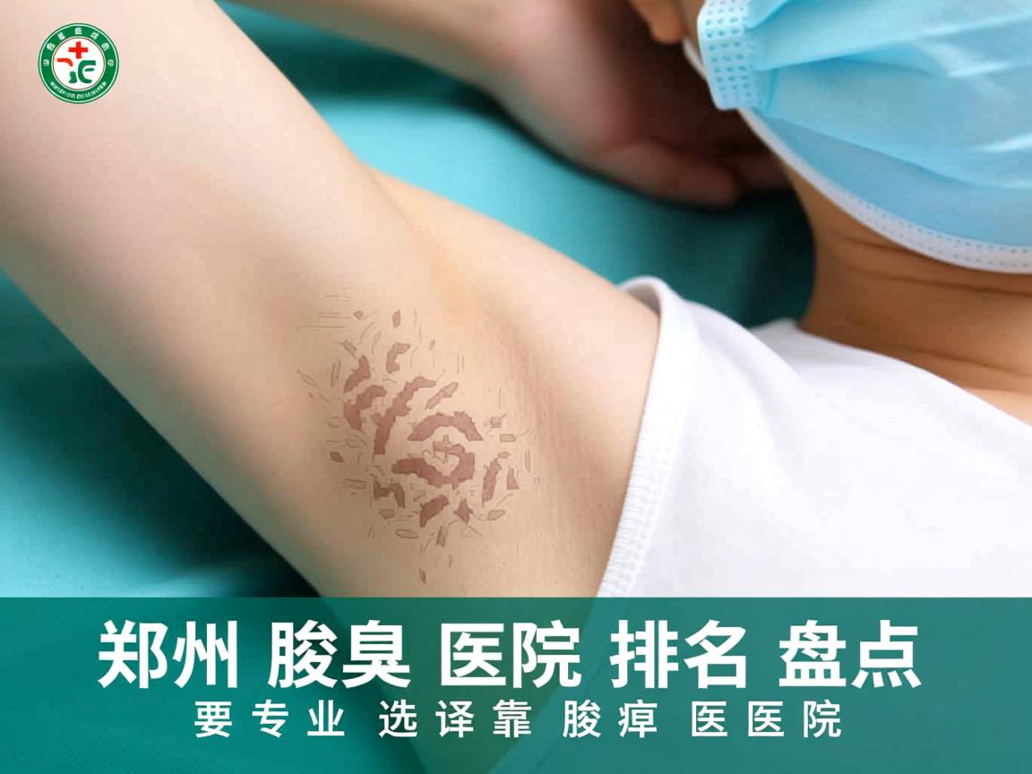 郑州腋臭医院排名盘点，专业选择靠谱的腋臭医院