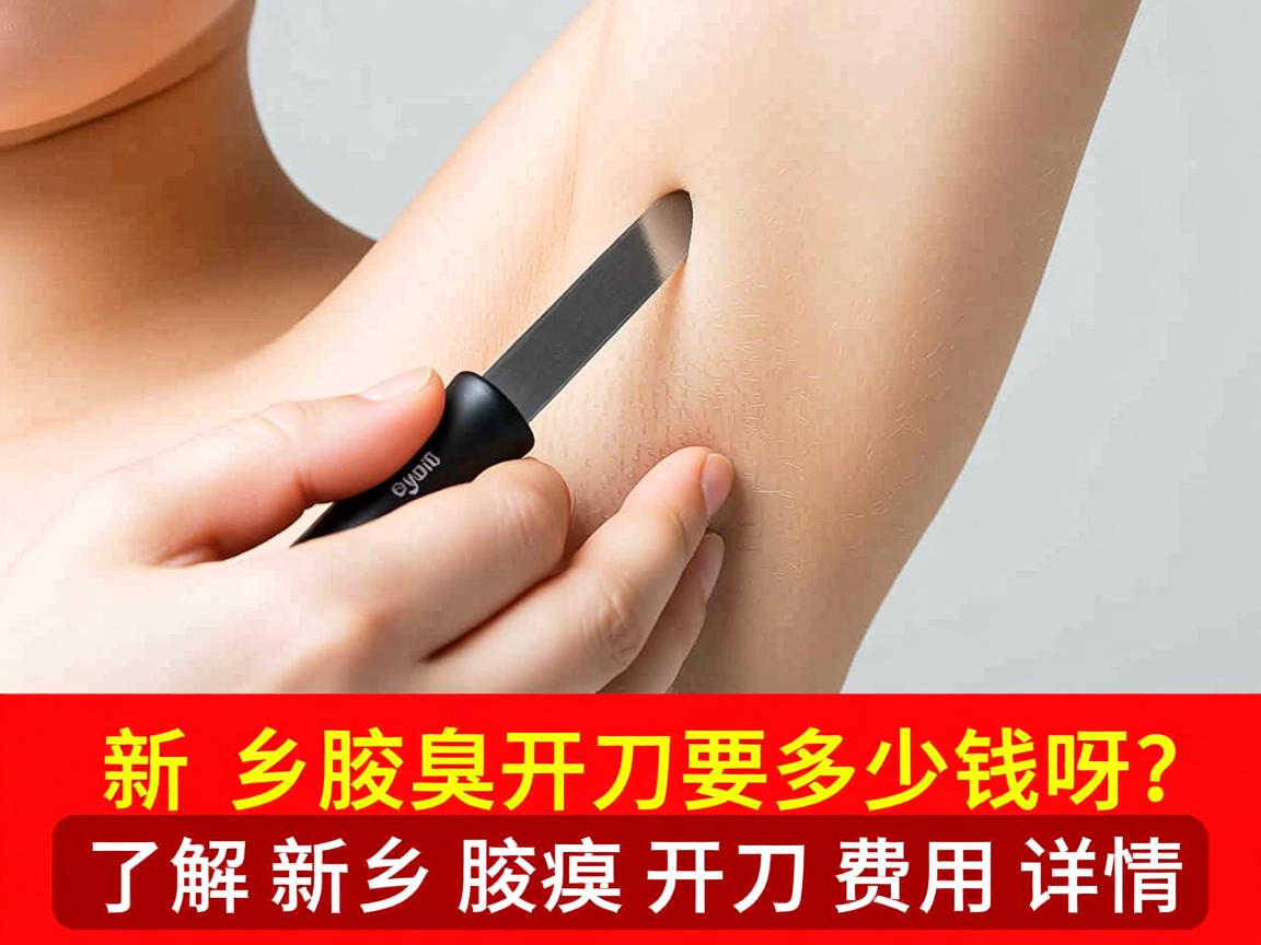 新乡腋臭开刀要多少钱呀？了解新乡腋臭开刀费用详情