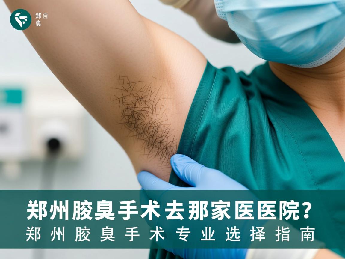 郑州腋臭手术去那家医院？郑州腋臭手术专业选择指南