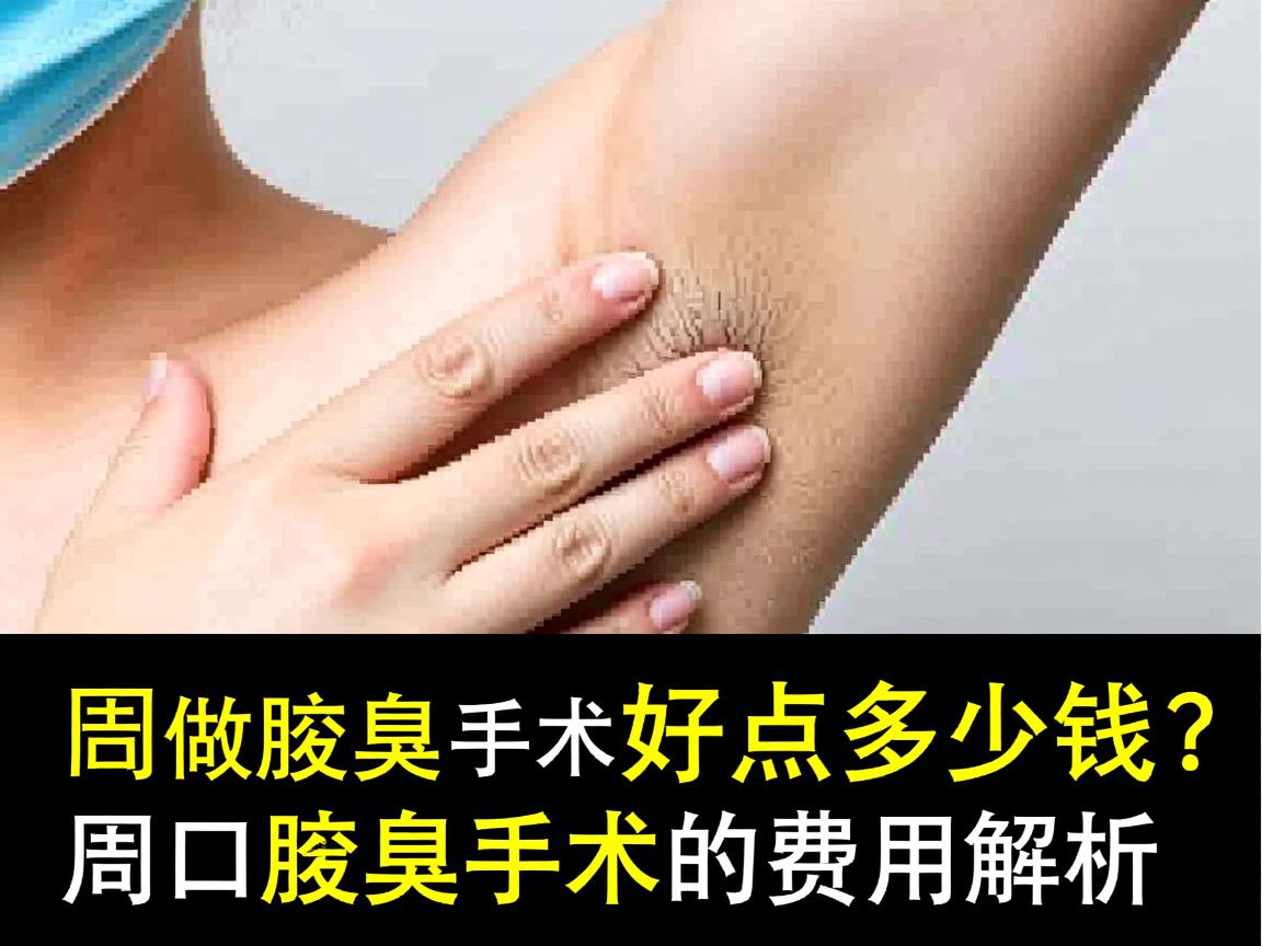 周口做腋臭手术好点多少钱？周口腋臭手术的费用解析