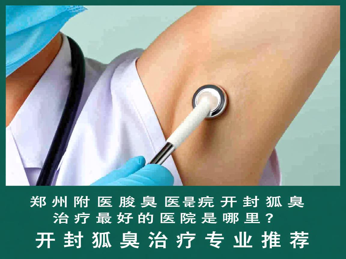 郑州附医腋臭医院，开封狐臭治疗最好的医院是哪里？开封狐臭治疗专业推荐