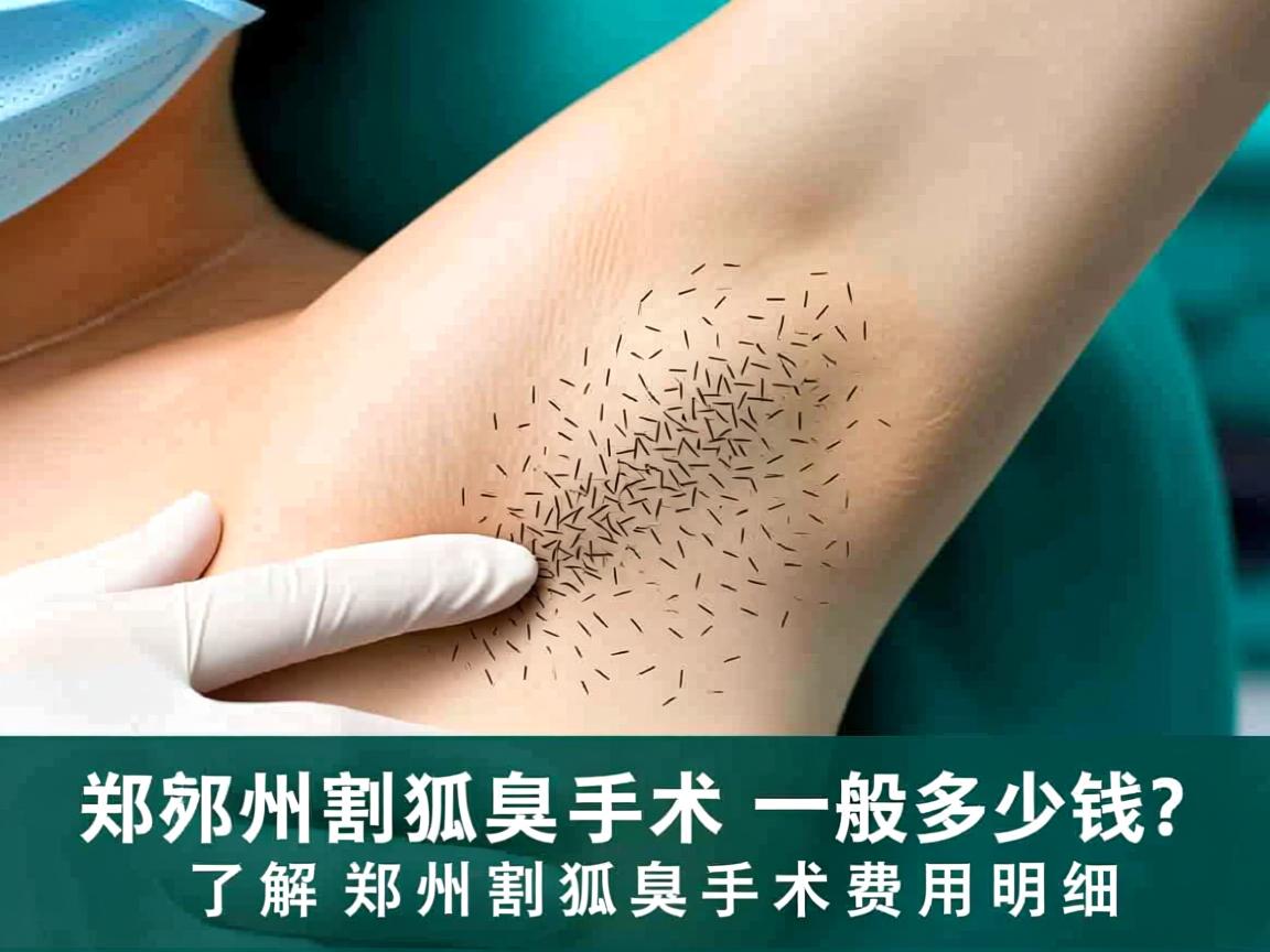 郑州割狐臭手术一般多少钱？了解郑州割狐臭手术费用明细
