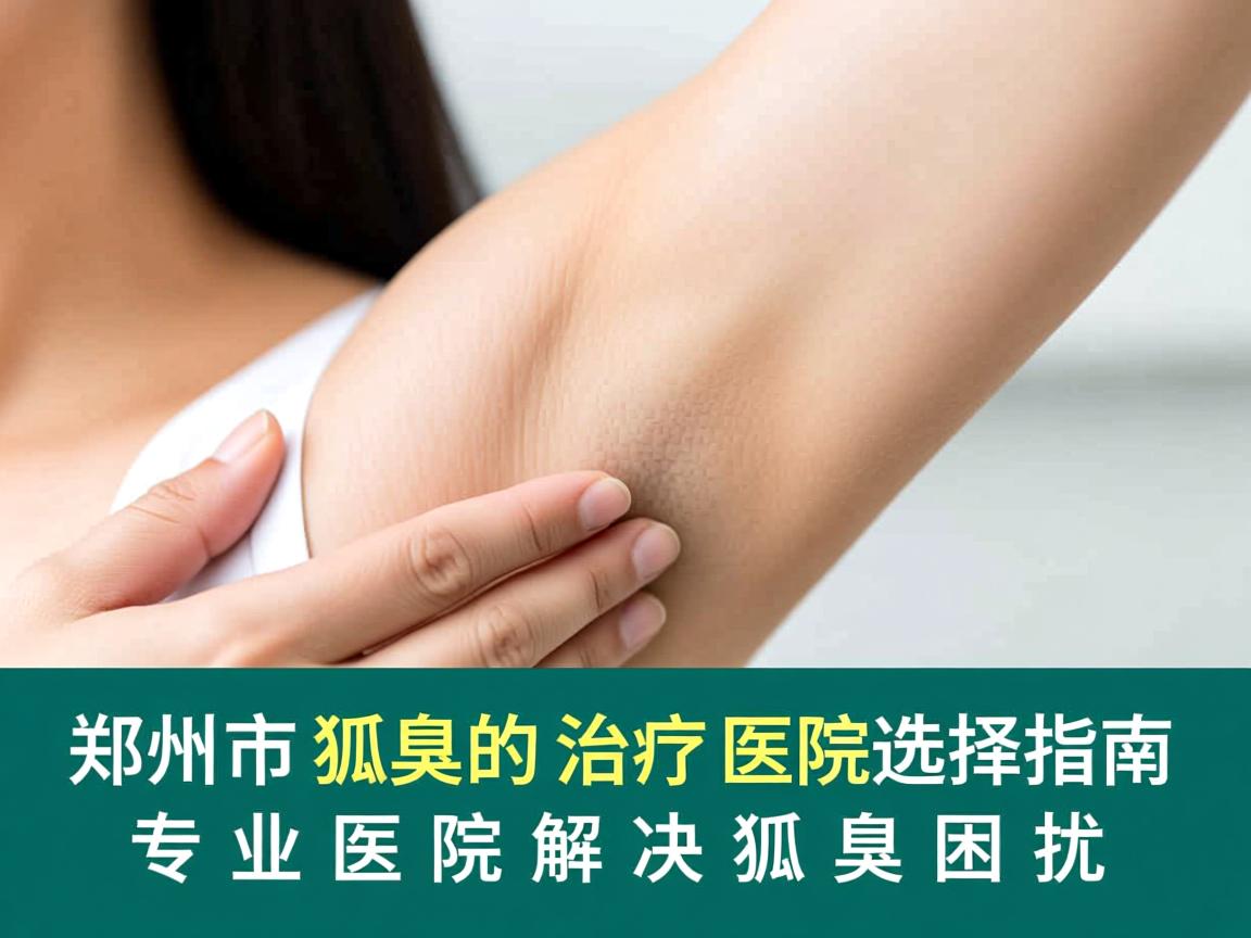 郑州市狐臭的治疗医院选择指南，专业医院解决狐臭困扰