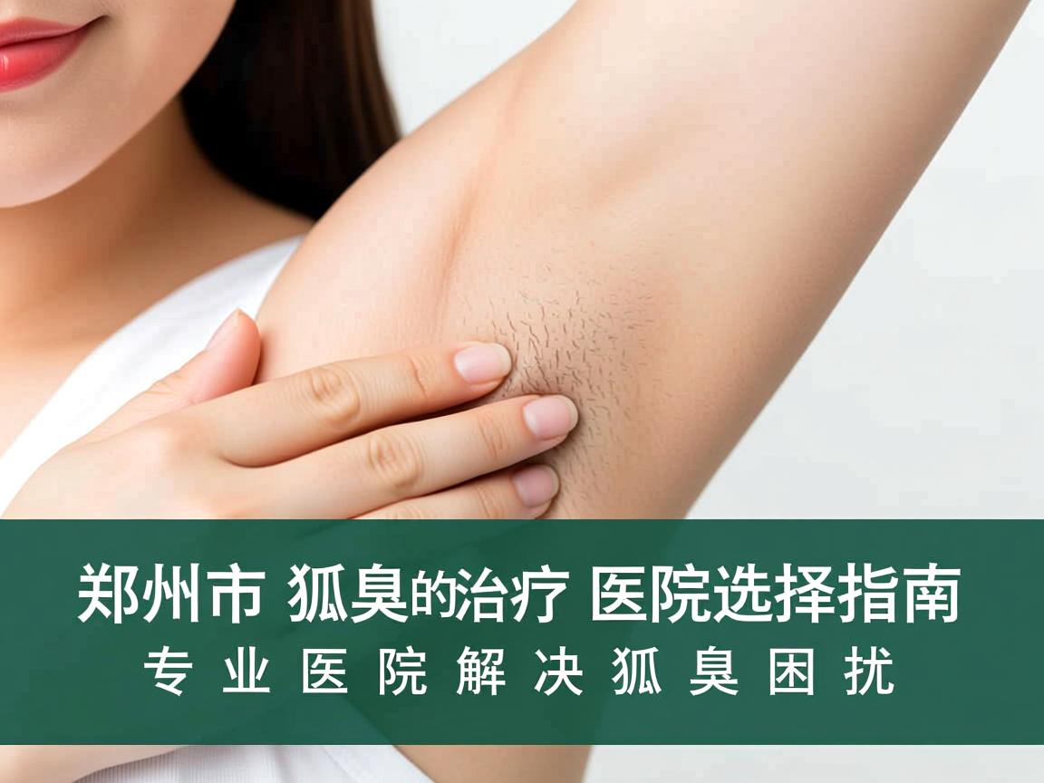 郑州市狐臭的治疗医院选择指南，专业医院解决狐臭困扰