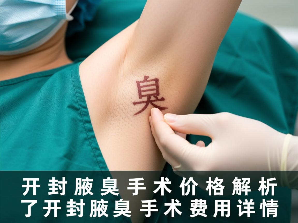 开封腋臭手术价格解析，了解开封腋臭手术费用详情