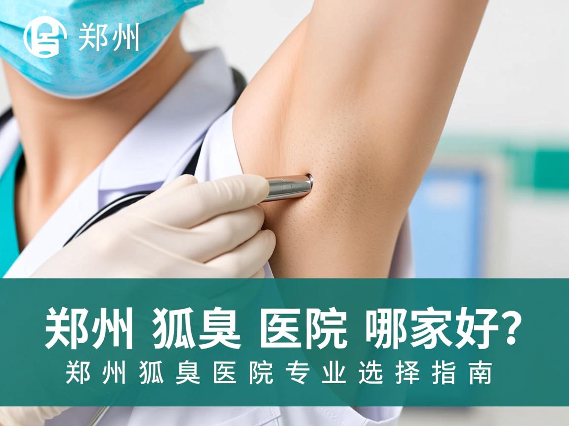 郑州狐臭医院哪家好？郑州狐臭医院专业选择指南