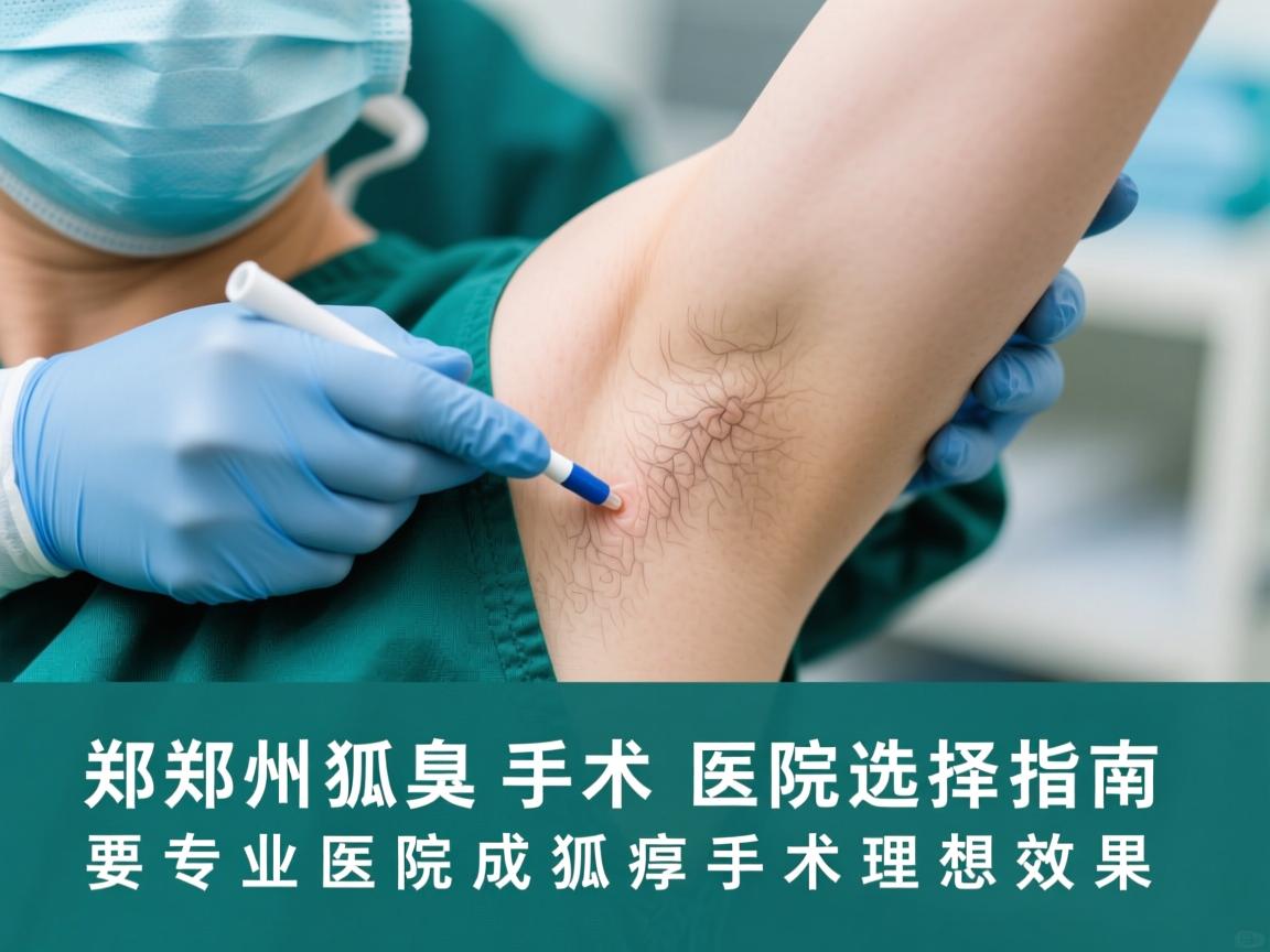 郑州狐臭手术医院选择指南，专业医院成就狐臭手术理想效果