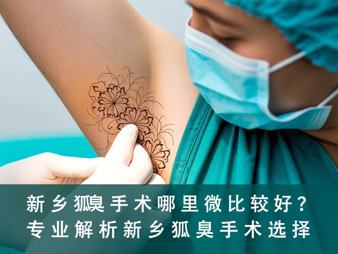新乡狐臭手术哪里做比较好？专业解析新乡狐臭手术选择