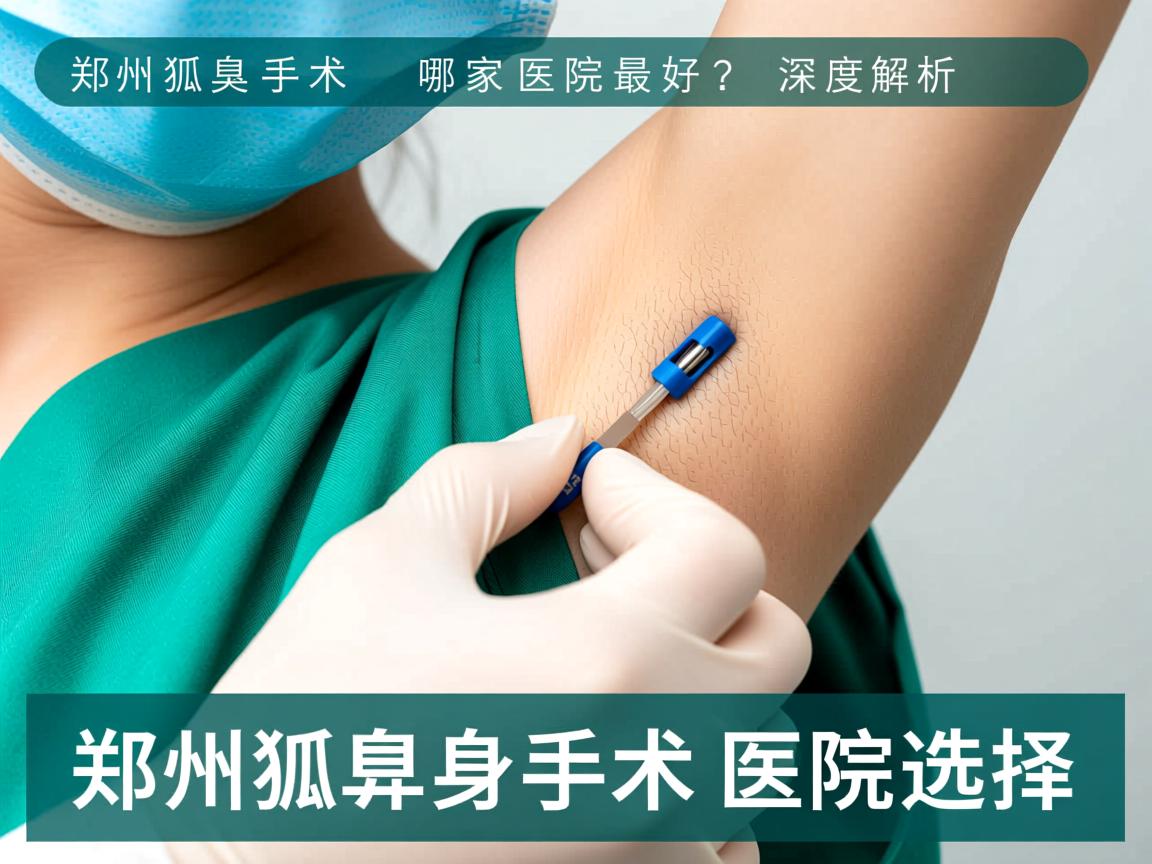 郑州狐臭手术哪家医院最好？深度解析郑州狐臭手术医院选择