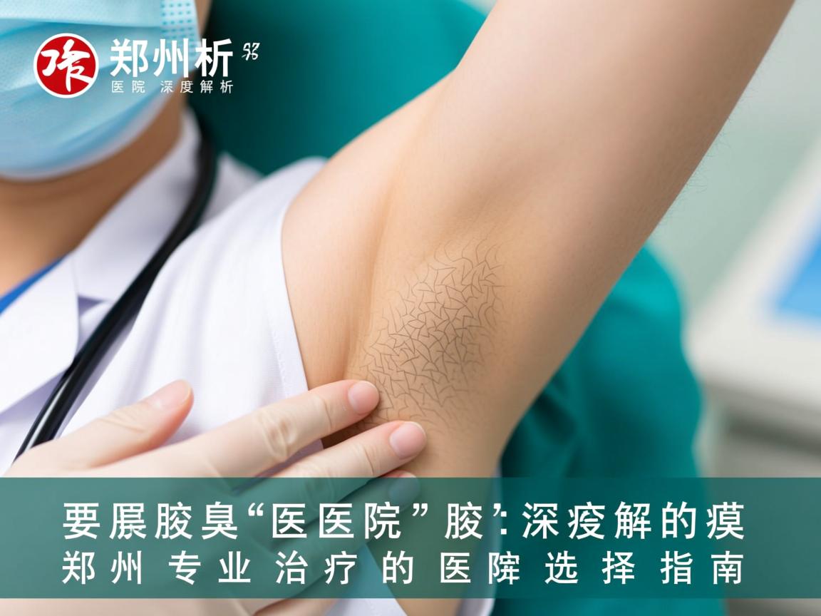 郑州腋臭医院深度解析，郑州专业治疗腋臭的医院选择指南
