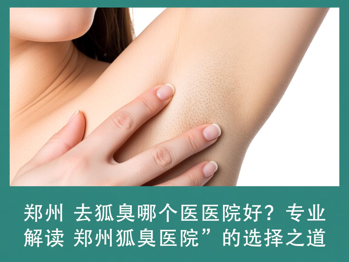 郑州去狐臭哪个医院好？专业解读郑州狐臭医院的选择之道