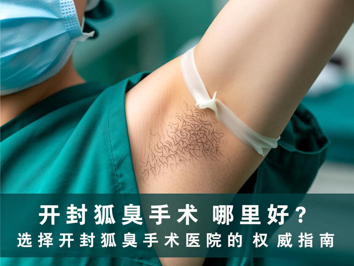 开封狐臭手术哪里好？选择开封狐臭手术医院的权威指南