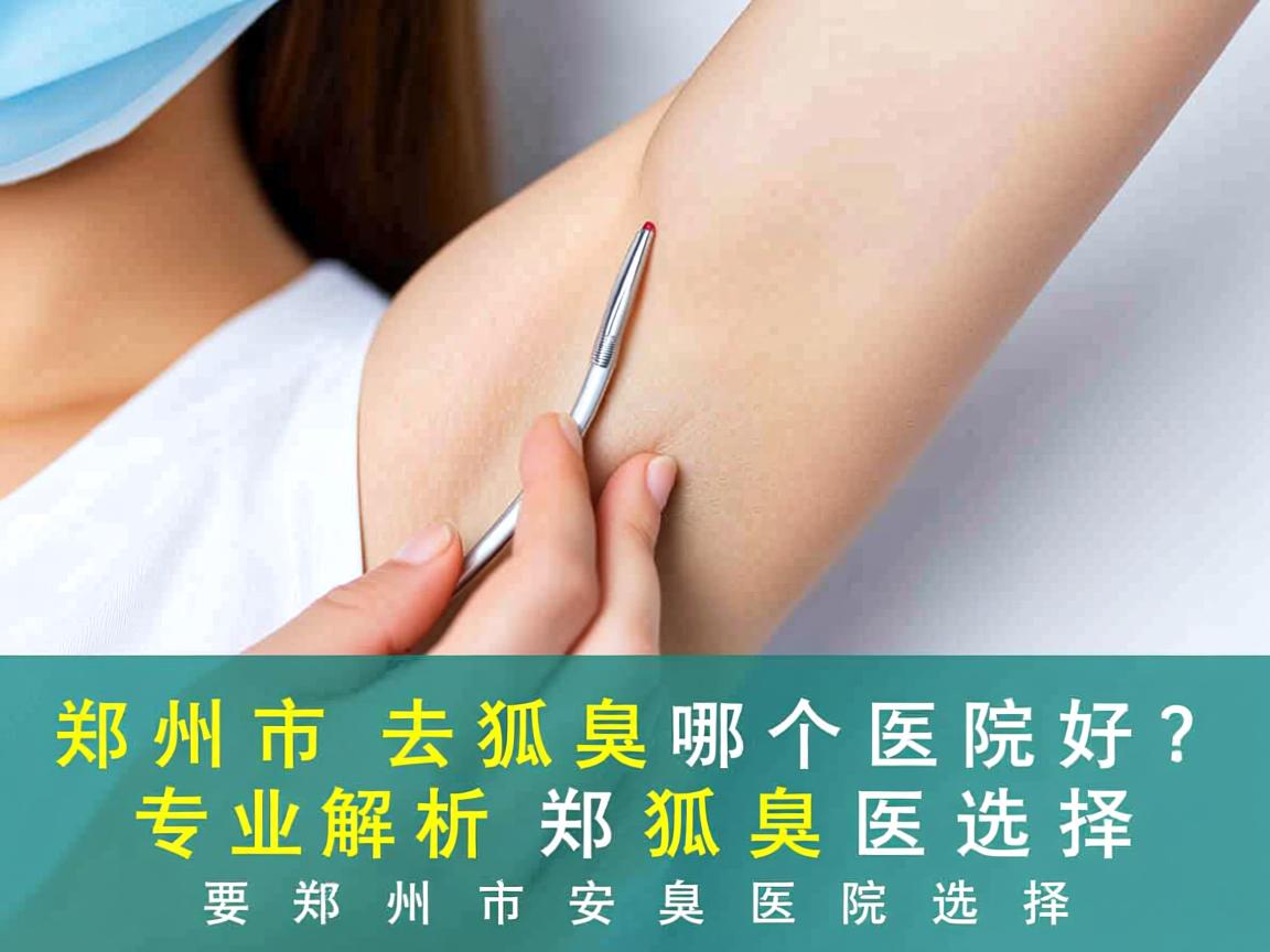 郑州市去狐臭哪个医院好？专业解析郑州市去狐臭医院选择