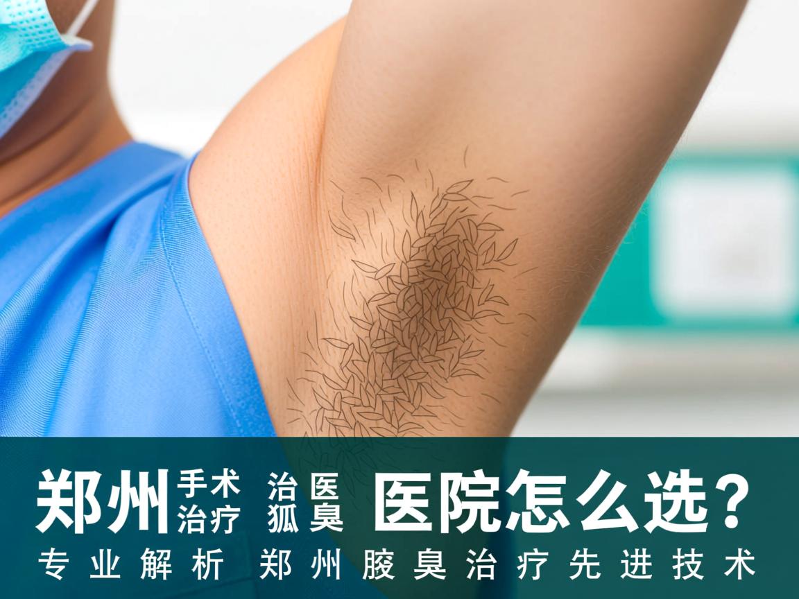 郑州手术治疗狐臭医院怎么选？专业解析郑州腋臭治疗先进技术