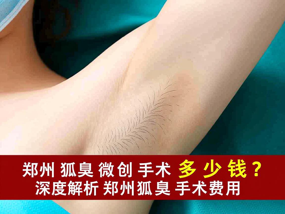 郑州狐臭微创手术多少钱？深度解析郑州狐臭手术费用