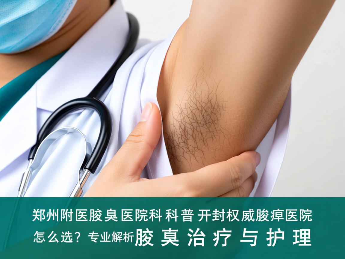 郑州附医腋臭医院科普，开封权威腋臭医院怎么选？专业解析腋臭治疗与护理