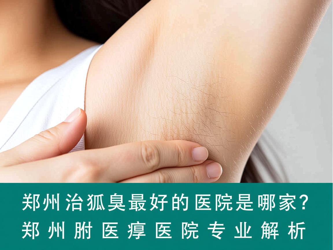 郑州治狐臭最好的医院是哪家？郑州附医腋臭医院专业解析