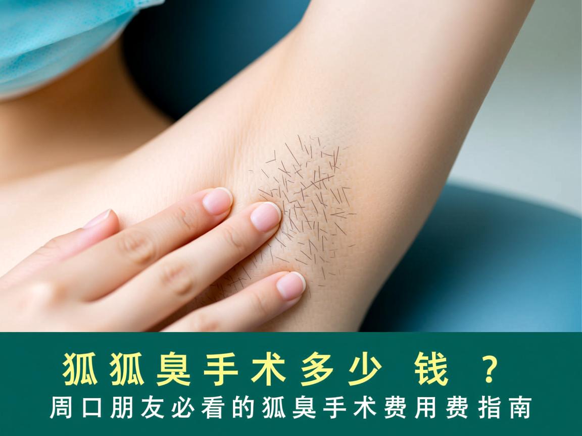 狐臭手术多少钱？周口朋友必看的狐臭手术费用指南