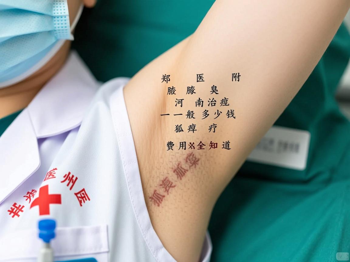 郑州附医腋臭医院解析，河南治疗狐臭一般多少钱，狐臭治疗费用全知道