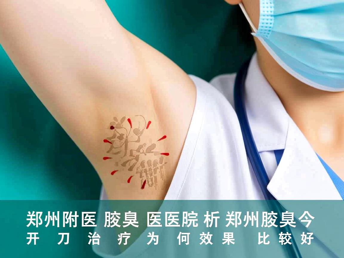 郑州附医腋臭医院解析，郑州腋臭开刀治疗为何效果比较好