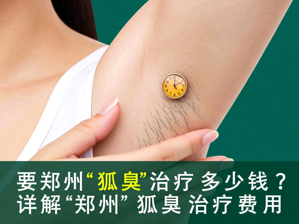 郑州狐臭治疗多少钱？详解郑州狐臭治疗费用