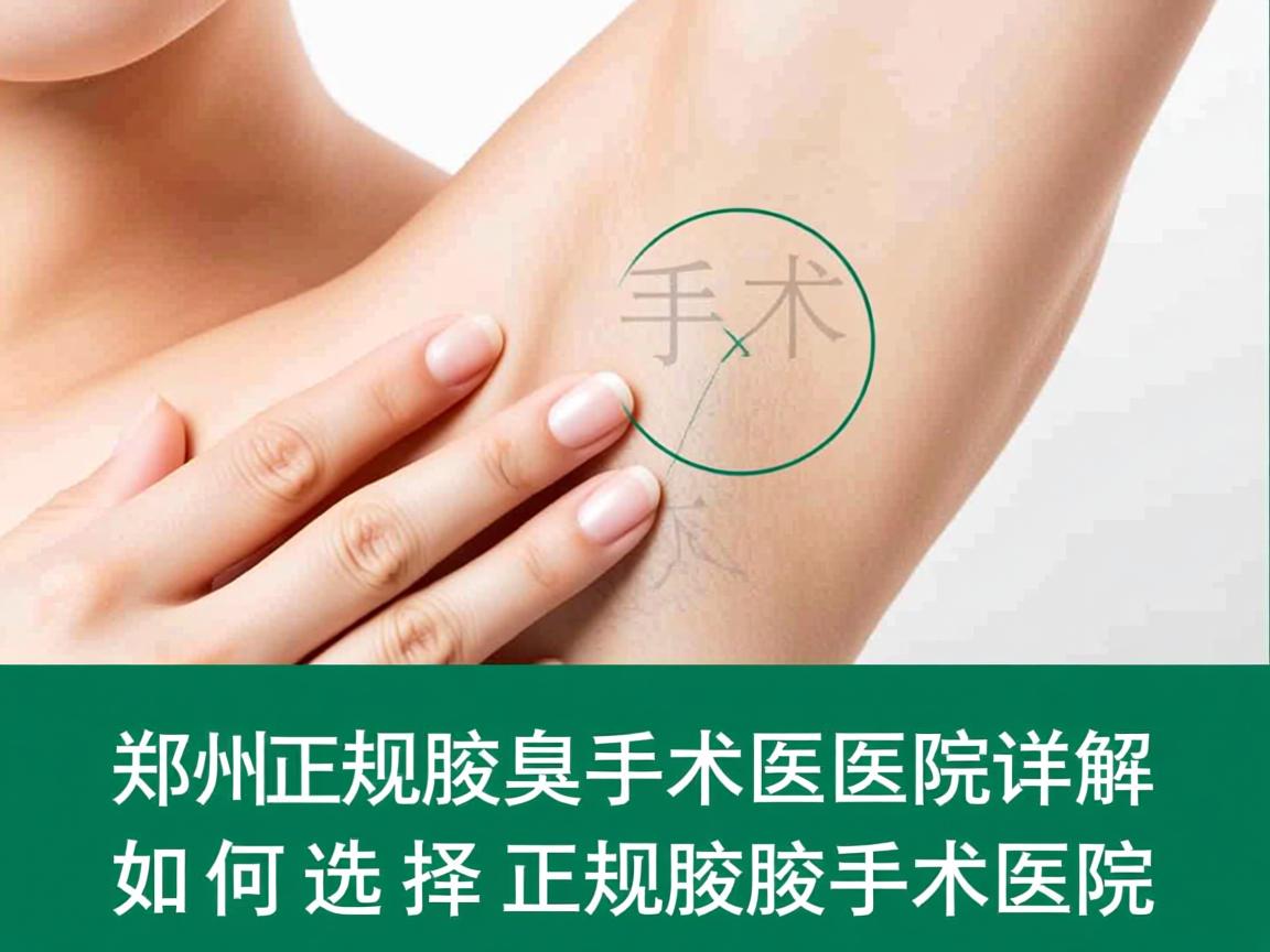 郑州正规腋臭手术医院详解,如何选择正规腋臭手术医院 郑州正规腋臭手术医院详解,如何选择正规腋臭手术医院