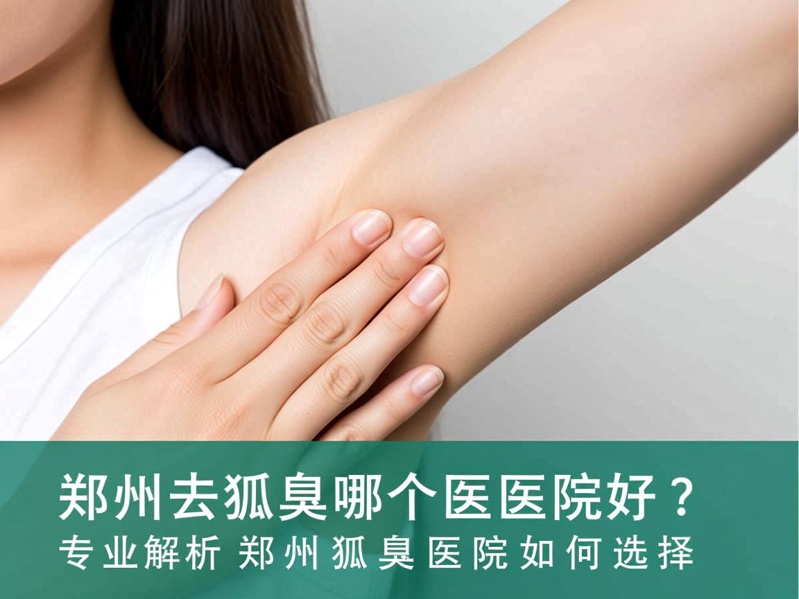 郑州去狐臭哪个医院好？专业解析郑州狐臭医院如何选择